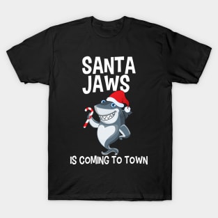 Santa Jaws is Coming to Town T-Shirt